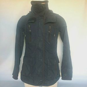 Vans Small Utility Jacket Full Zipper Pocket Hood